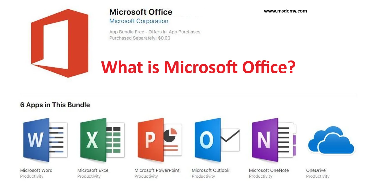 What is Microsoft Office? Explain by MS Demy. - MS Demy